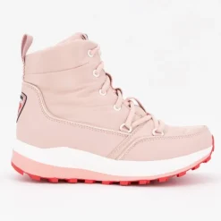 ROSSIGNOL Apres-ski bottines à lacets semelle plateforme podium Mixte ROSE CLAIR New