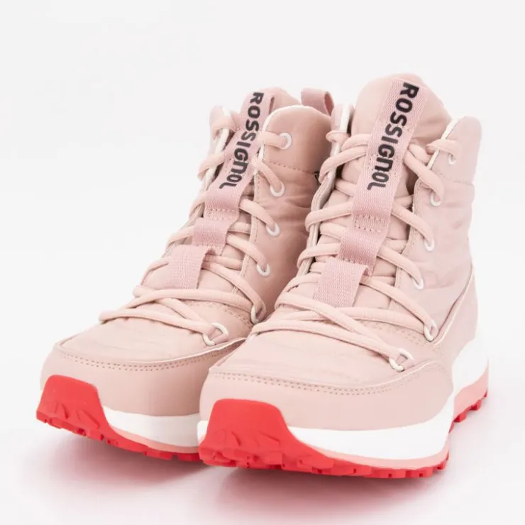 ROSSIGNOL Apres-ski bottines à lacets semelle plateforme podium Mixte ROSE CLAIR New