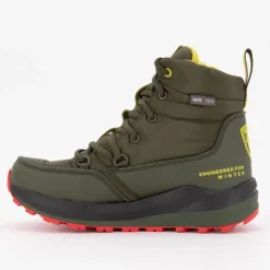 ROSSIGNOL Apres-ski bottines à lacets semelle plateforme podium Mixte KAKI