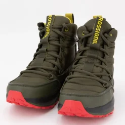 ROSSIGNOL Apres-ski bottines à lacets semelle plateforme podium Mixte KAKI