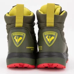 ROSSIGNOL Apres-ski bottines à lacets semelle plateforme podium Mixte KAKI