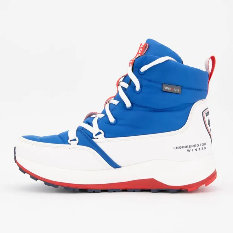 ROSSIGNOL Apres-ski bottines à lacets semelle plateforme podium Mixte BLEU ROI Hot