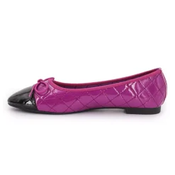 MANOUKIAN Ballerine matelassée Femme VIOLET Discount