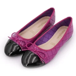 MANOUKIAN Ballerine matelassée Femme VIOLET Discount