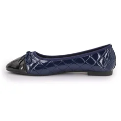 MANOUKIAN Ballerine matelassée Femme BLEU FONCE Sale