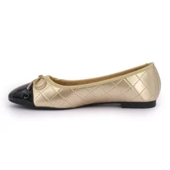 MANOUKIAN Ballerine matelassée Femme OR Online