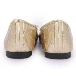 MANOUKIAN Ballerine matelassée Femme OR Online