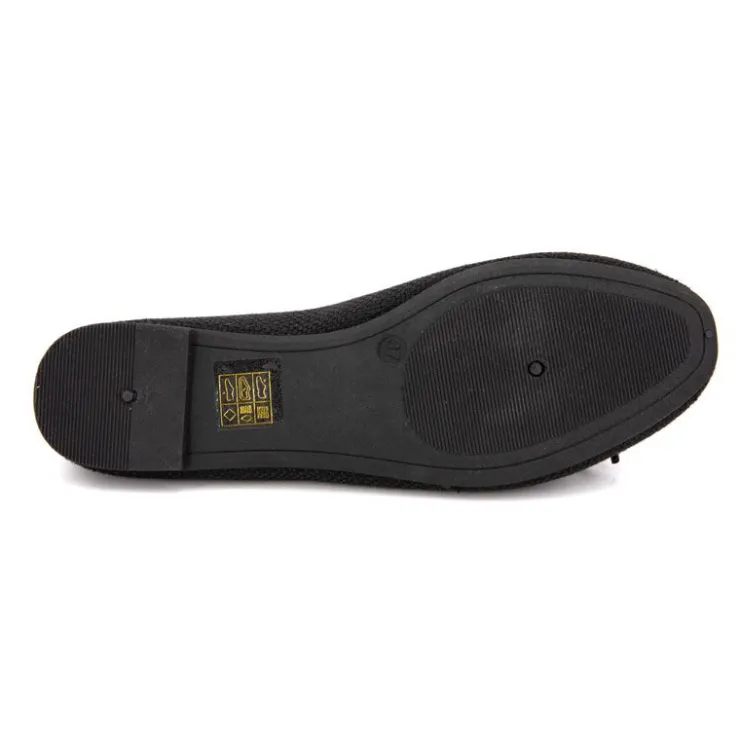 MANOUKIAN Ballerines tissu apolina effet crochet avec noeud Femme BLEU Sale