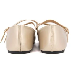 BURTON OF LONDON Ballerines zayanita double brides avec boucles Femme OR Online