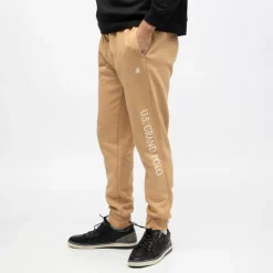 US GRAND POLO Bas de jogging cappuccino 9007 Homme MARRON CLAIR Clearance
