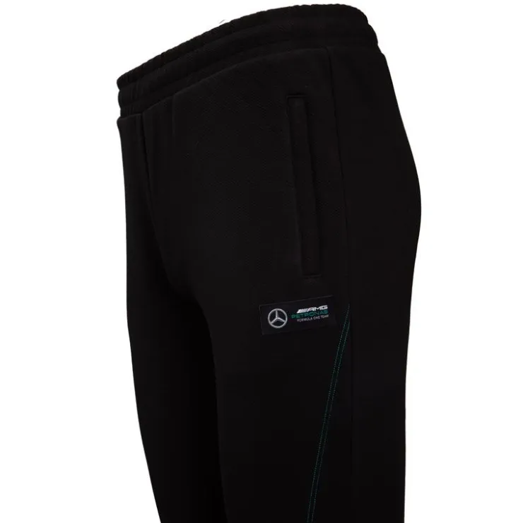 PUMA Bas de jogging doux avec surpiqures bleues Homme NOIR Best