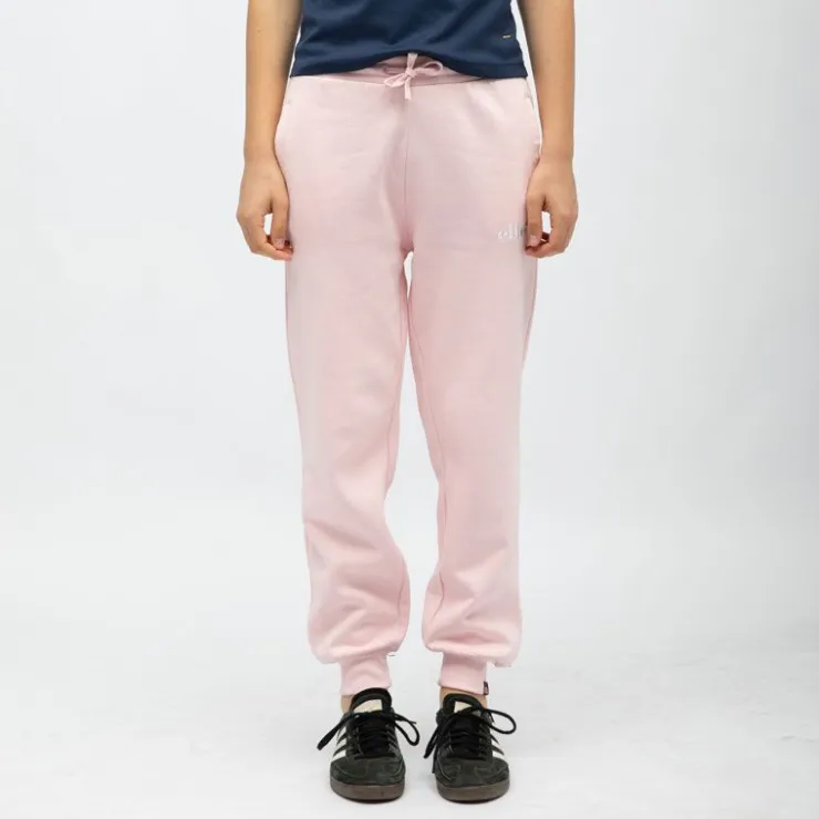 ELLESSE Bas de jogging doux regular uni logo brodé Femme ROSE CLAIR Best