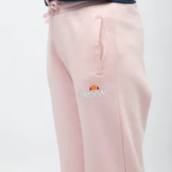 ELLESSE Bas de jogging doux regular uni logo brodé Femme ROSE CLAIR Best