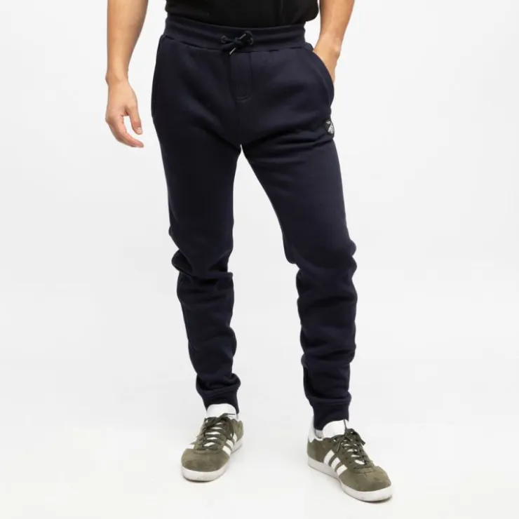 DEELUXE 74 Bas de jogging dumb coupe carotte Homme BLEU FONCE New