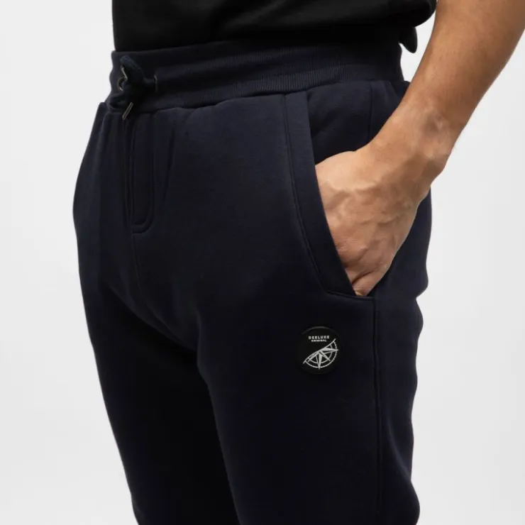 DEELUXE 74 Bas de jogging dumb coupe carotte Homme BLEU FONCE New