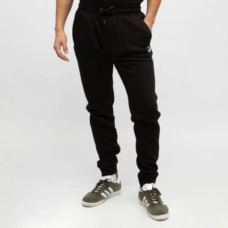 DEELUXE 74 Bas de jogging dumb coupe carotte Homme NOIR Hot