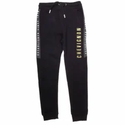 CHEVIGNON Bas de jogging inscription côté brodée coton mélangé Enfant NOIR Hot