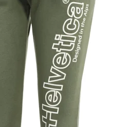 HELVETICA Bas de jogging logo cuisse Homme KAKI Best