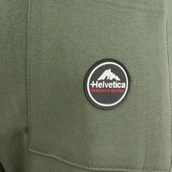 HELVETICA Bas de jogging logo cuisse Homme KAKI Best