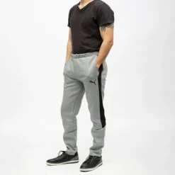 PUMA Bas de jogging medium gray heathe evostripe Homme GRIS Sale