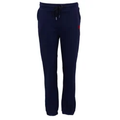 BURTON OF LONDON Bas de jogging nany coeur brodé rouge Femme BLEU FONCE Sale