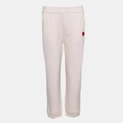 BURTON OF LONDON Bas de jogging ultra doux chanda avec coeur brodé Femme BLANC ECRU