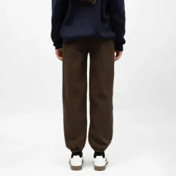 BURTON OF LONDON Bas de jogging velours cotelé leonita Femme MARRON FONCE Hot