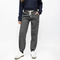 BURTON OF LONDON Bas de jogging velours cotelé leonita Femme GRIS FONCE New