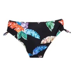 BELCOR Bas de maillot de bain motif feuille Femme NOIR Online