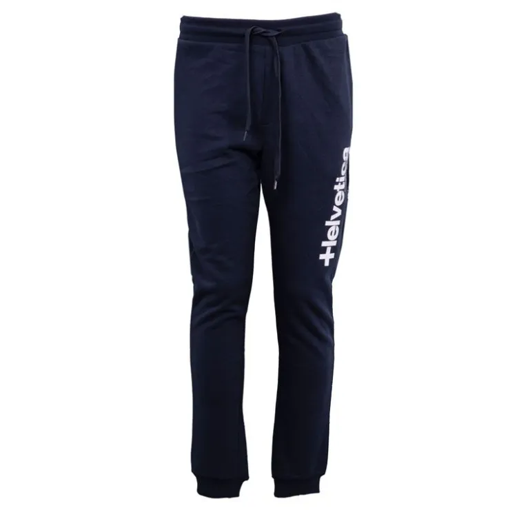HELVETICA Bas jogging slim lucca navy Homme BLEU FONCE Sale