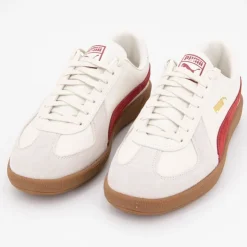 PUMA Basket army trainer cuir Homme BLANC ECRU Discount