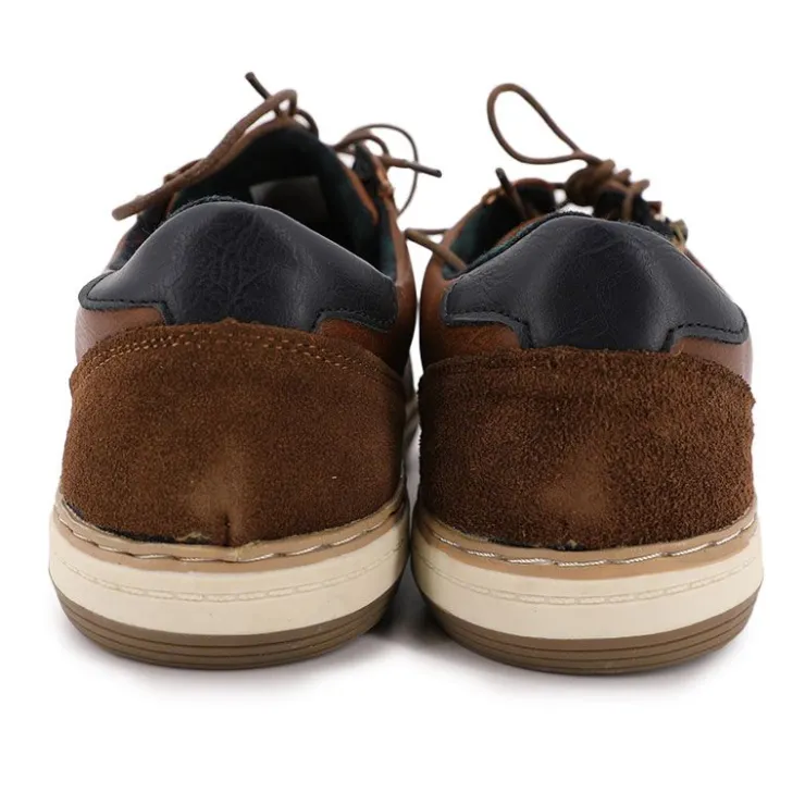 DEELUXE 74 Basket basse noire Homme MARRON New