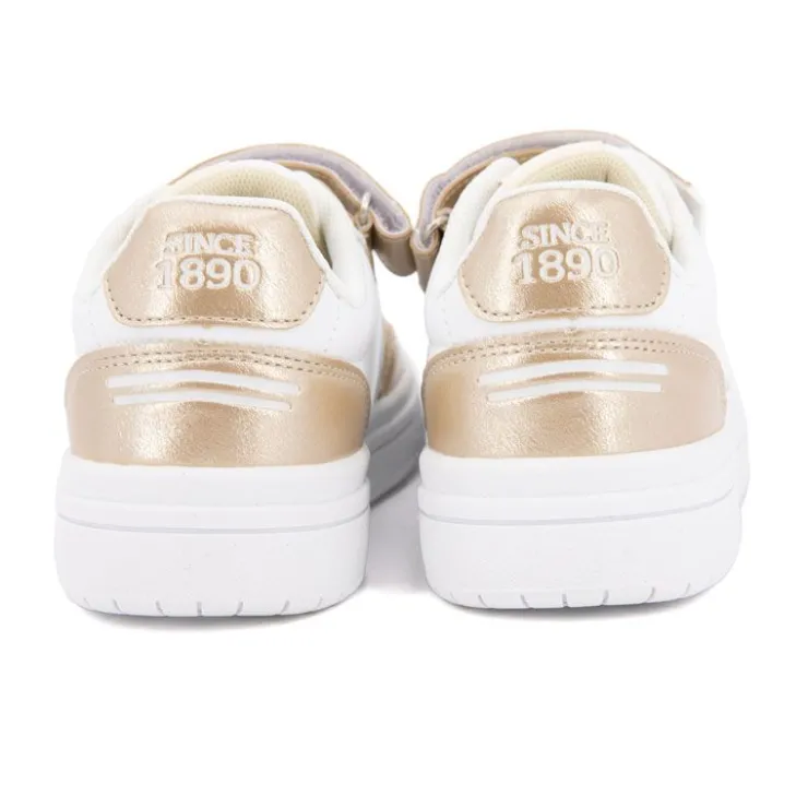 US POLO Basket et doré Enfant BLANC Hot