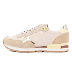 PEPE JEANS Basket brit heritage off lac pls31474 Femme BEIGE New
