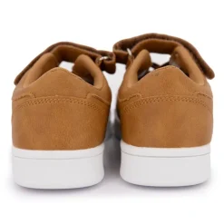 CHEVIGNON Basket Chev à Velcro Noir Enfant MARRON