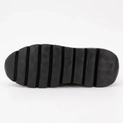 AMARPIES Basket compensé brillant à lacet Femme NOIR Discount