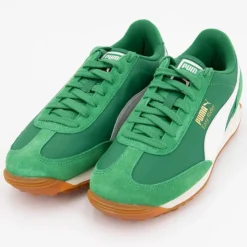 PUMA Basket easy rider vintage cuir Homme VERT