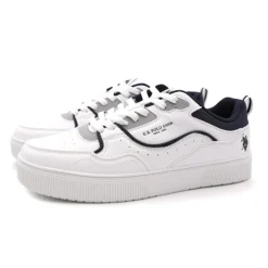 US POLO Basket Elvis Homme BLANC Outlet