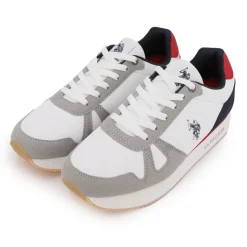 US POLO Basket nobil Homme BLANC Outlet