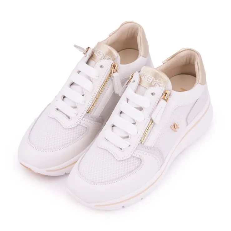 KEYS Basket nude/pink/gold t35/41 Femme sportwear BLANC Discount