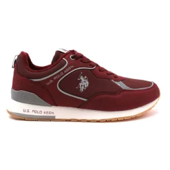 US POLO Basket tabry Homme BORDEAUX Outlet
