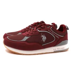 US POLO Basket tabry Homme BORDEAUX Outlet