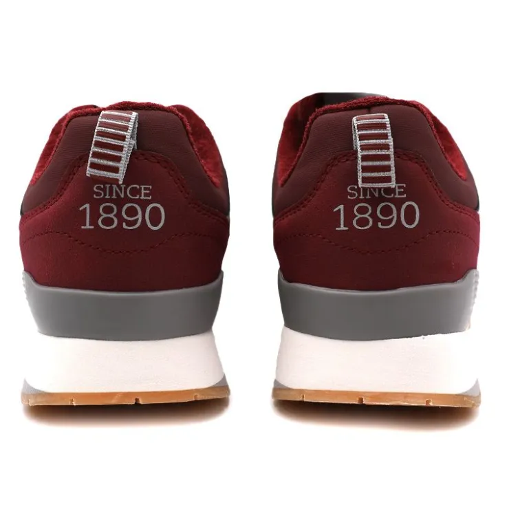 US POLO Basket tabry Homme BORDEAUX Outlet