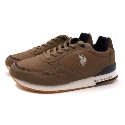 US POLO Basket tabry Homme MARRON Best