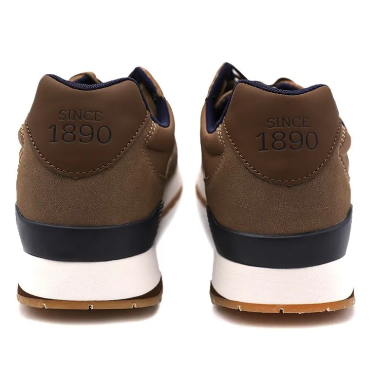 US POLO Basket tabry Homme MARRON Best