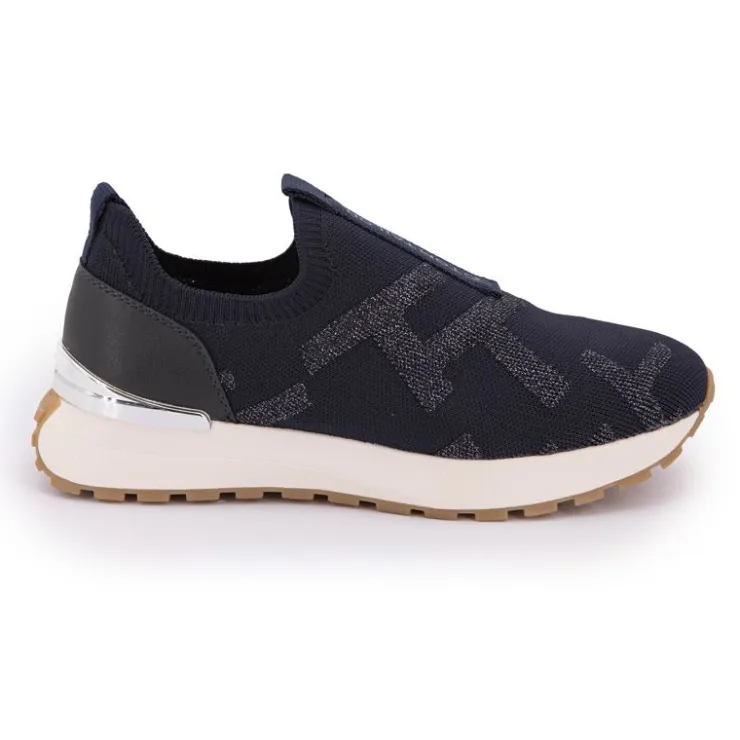 TOM TAILOR Basket toile 639034 0010 t36/41 Femme BLEU FONCE New