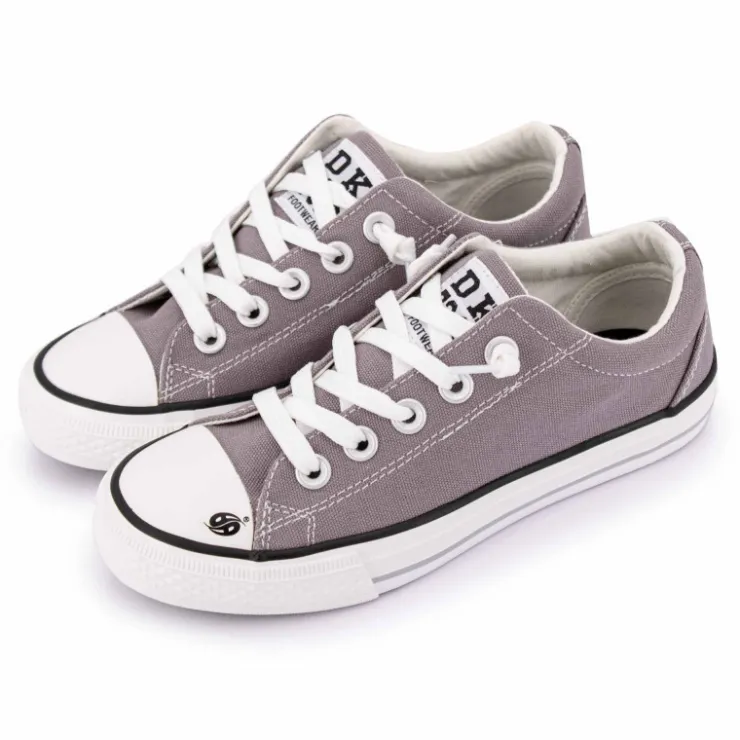 DOCKERS BY GERLI Basket Toile t31-35 Enfant GRIS Hot