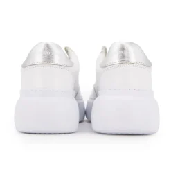 US POLO Baskets à lacets s semelle épaisse he Femme BLANC Discount