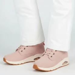 BURTON OF LONDON Baskets à lacets doublure fourrée ysma Femme ROSE CLAIR Outlet