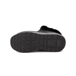 BURTON OF LONDON Baskets à lacets doublure fourrée ysma Femme NOIR New